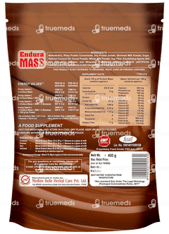 Endura Mass Weight Gainer Chocolate Refill 400 GM