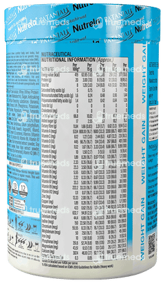 Patanjali Nutrela Weight Gain Soya Whey Protein 500 GM Patanjali Nutrela Weight Gain Soya Whey Protein 500 GM
