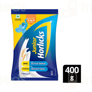 Junior Horlicks Vanilla Flavour Refill Powder 450gm