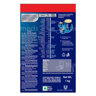 Junior Horlicks Vanilla Flavour Refill Powder 1Kg