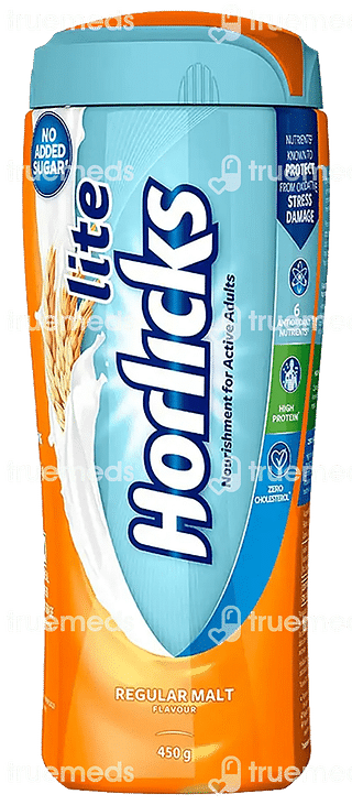 Horlicks Lite Powder Regular Malt 450 GM