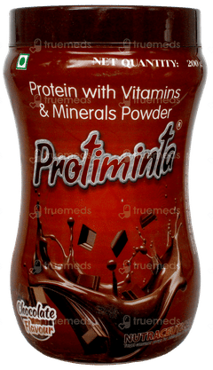 Protiminta Chocolate Flavour Protein Powder 200Gm Protiminta Chocolate Flavour Protein Powder 200Gm