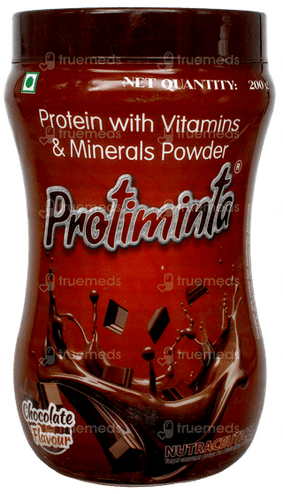 Protiminta Chocolate Flavour Protein Powder 200Gm