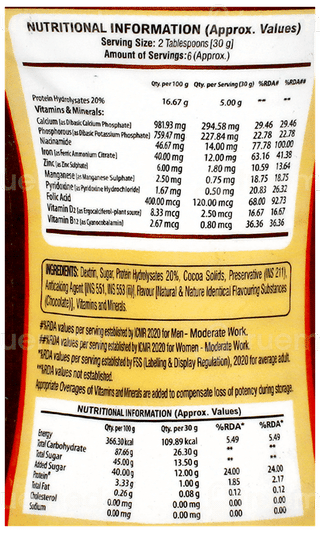 Protiminta Chocolate Flavour Protein Powder 200Gm