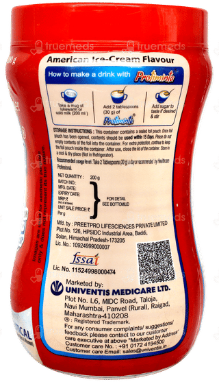 Protiminta American Ice Cream Flavour Powder 200Gm