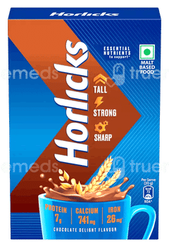 HORLICKS CHOCOLATE FLAVOUR REFILL POWDER 500GM