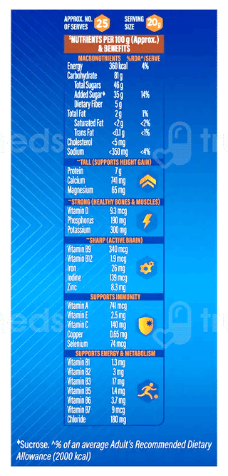 Horlicks Chocolate Flavour Refill Powder 500Gm