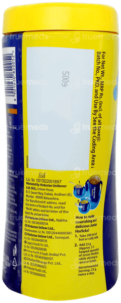 Junior Horlicks Chocolate Flavour Jar 500gm