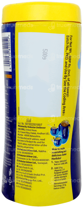 Junior Horlicks Chocolate Flavour Jar 500gm