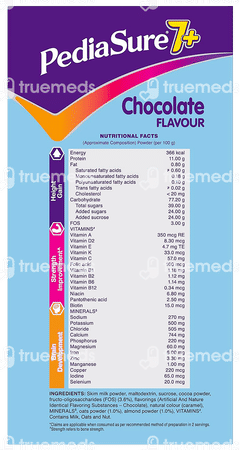 Pediasure 7+ With Oats & Almond Chocolate Flavour Refill Powder 800gm