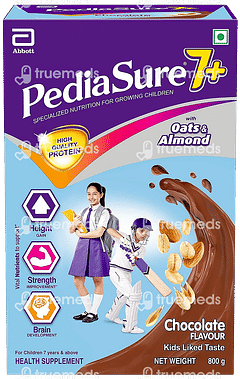 PEDIASURE 7+ WITH OATS & ALMOND CHOCOLATE FLAVOUR REFILL POWDER 800GM