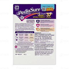 Pediasure Premium Chocolate Flavour Refill Powder 400gm
