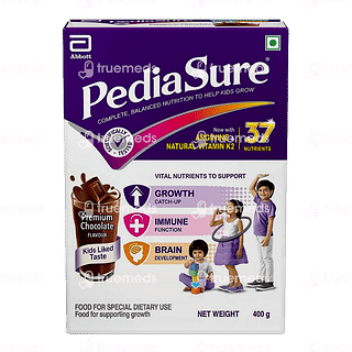 Pediasure Kids Nutrition Drink With Arginine & Natural Vitamin K2 Premium Chocolate 400 GM