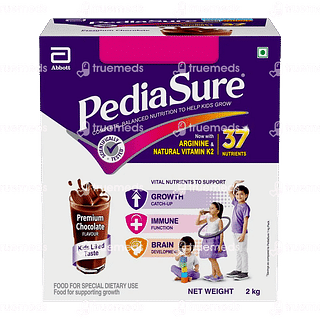 Pediasure Complete Balanced Nutrition With Arginine & Natural Vitamin K2 Premium Chocolate Flavour Powder 2kg