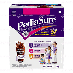 Pediasure Complete Balanced Nutrition With Arginine & Natural Vitamin K2 Premium Chocolate Flavour Powder 2kg