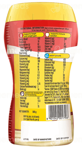 Complan Kesar Badam Flavour Jar 500Gm