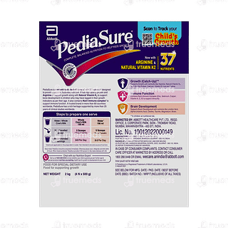 Pediasure Arginine & Natural Vitamin K2 Vanilla Delight Flavour Powder 2kg