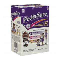 Pediasure Complete Balanced Nutrition With Arginine & Natural Vitamin K2 Premium Chocolate Flavour Powder 1kg