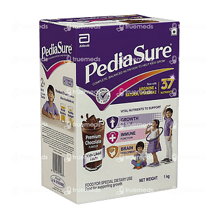 Pediasure Complete Balanced Nutrition With Arginine & Natural Vitamin K2 Premium Chocolate Flavour Powder 1kg