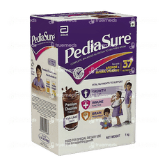 Pediasure Complete Balanced Nutrition With Arginine & Natural Vitamin K2 Premium Chocolate Flavour Powder 1Kg