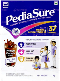 Pediasure Arginine & Natural Vitamin K2 Premium Choclate Flavour Powder 1Kg