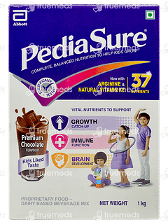 Pediasure Kids Nutrition Drink With Arginine & Natural Vitamin K2 Choclate Delight 1 Kg