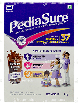 Pediasure Kids Nutrition Drink With Arginine & Natural Vitamin K2 Choclate Delight 1 Kg