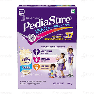 Pediasure Vanilla Flavour Zero Sucrose Added Powder 400gm