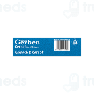 Gerber Cereal For Little Ones Spinach & Carrot 2-6 Years Power Blend 300gm