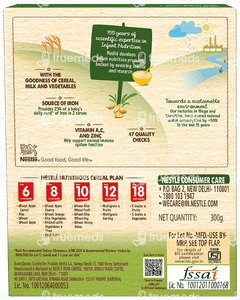 Nestle Cerelac Khichdi With Vegetables & Ghee From 8 To 24 Months Baby Cereal 300gm