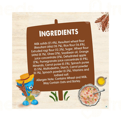 Nestle Seregrow Grain Selection Ragi Mixed Fruit & Ghee 300 GM