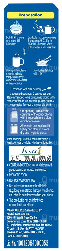 Nestle Lactogrow 2 To 6 Years Biscuity And Vanilla Flavour Powder 400gm