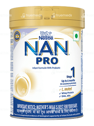 Nestle Nan Pro 1 Powder 400 Gm - Uses, Side Effects, Dosage, Price