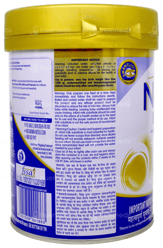 Nestle Nan Pro Stage 1 Up To 6 Months Infant Formula With Probiotic Jar Powder 400Gm