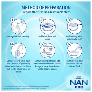 Nestle Nan Pro Stage 1 Up To 6 Months Infant Formula With Probiotic Jar Powder 400Gm