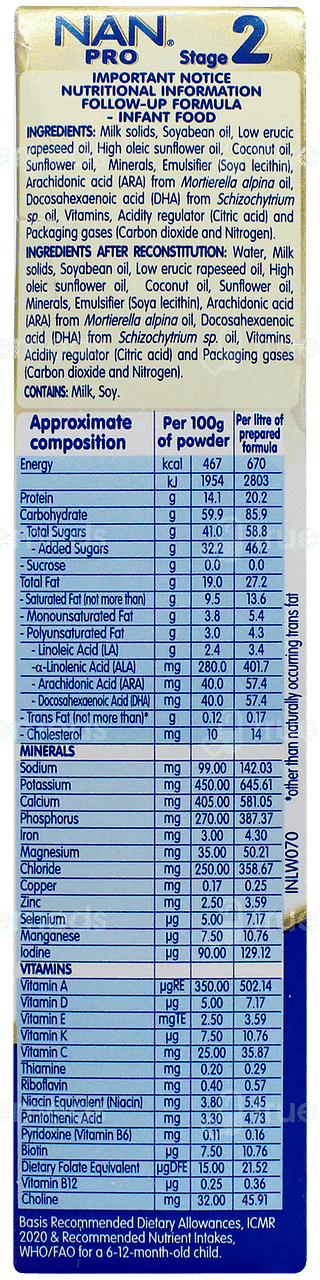 Nestle Nan Pro 2 Powder 400gm