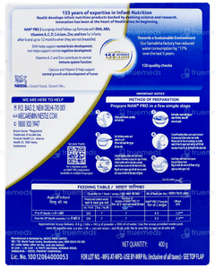 Nestle Nan Pro Stage 2 After 6 Months Up To 12 Months Follow Up Formula Powder 400gm