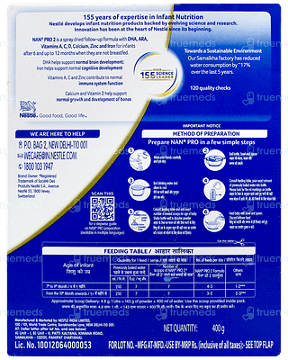 Nestle Nan Pro 2 Powder 400gm