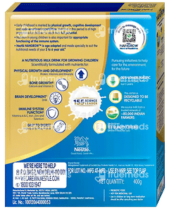 Nestle Nangrow 2 To 6 Years Creamy Vanilla Flavour 400gm