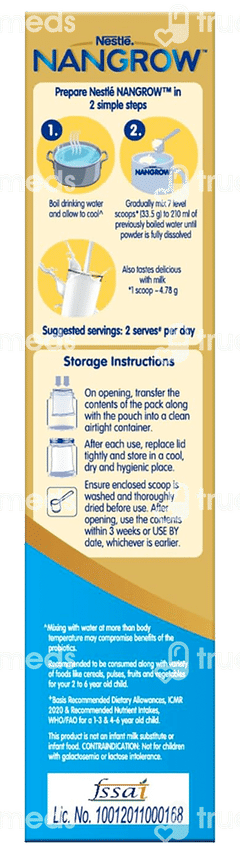 Nestle Nangrow 2 To 6 Years Creamy Vanilla Flavour 400gm