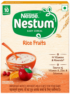 Nestle Nestum Rice Fruits From 10 To 24 Months Baby Cereal 300gm