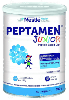 Nestle Peptamen Junior Vanilla Flavour Powder 400gm