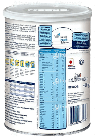 Nestle Peptamen Junior Diet Vanilla 400 GM