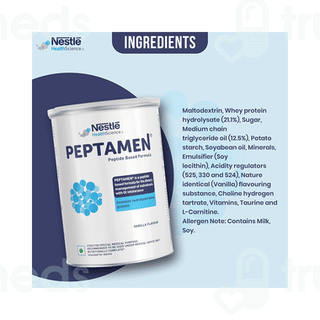 Nestle Peptamen Peptide Based Diet Vanilla Flavour Powder Jar 400gm