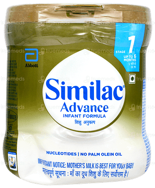 Similac Advance 1 Upto 6 Months Infant Formula Jar Powder 400gm