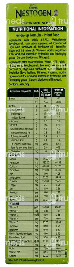 Nestle Nestogen 2 After 6 Months Upto 24 Months Follow Up Formula Powder 400gm