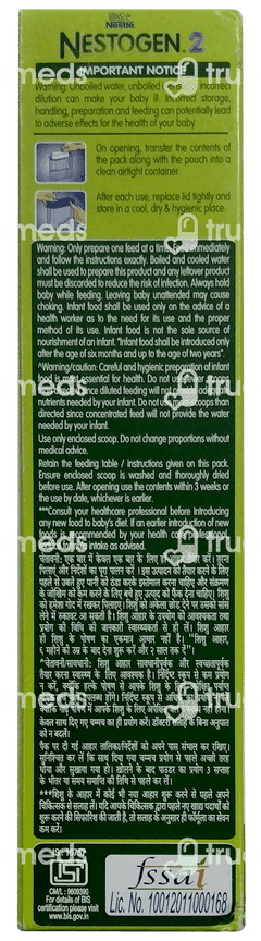 Nestle Nestogen 2 After 6 Months Upto 24 Months Follow Up Formula Powder 400gm
