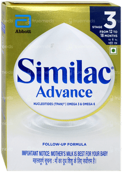 Similac Advance Stage 3 From 12 To 18 Months Follow Up Formula Refill Powder 400Gm