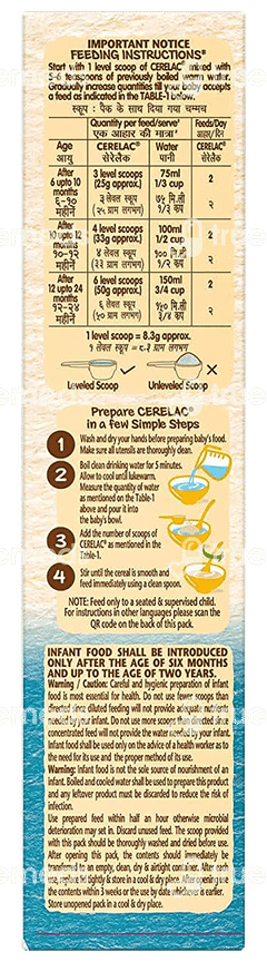 Nestle Cerelac Rice From 6 To 24 Months Baby Cereal 300gm