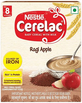 Nestle Cerelac Baby Cereal Stage 2 Ragi Apple 300 GM